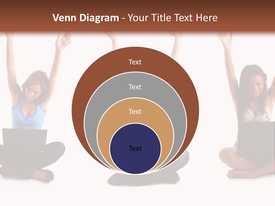Portrait Young Bandage PowerPoint Template
