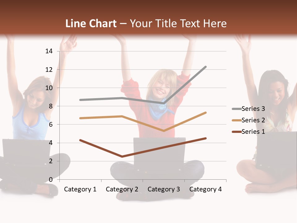 Portrait Young Bandage PowerPoint Template