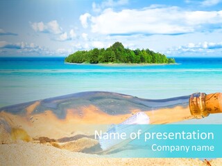 Coast Beach Time PowerPoint Template