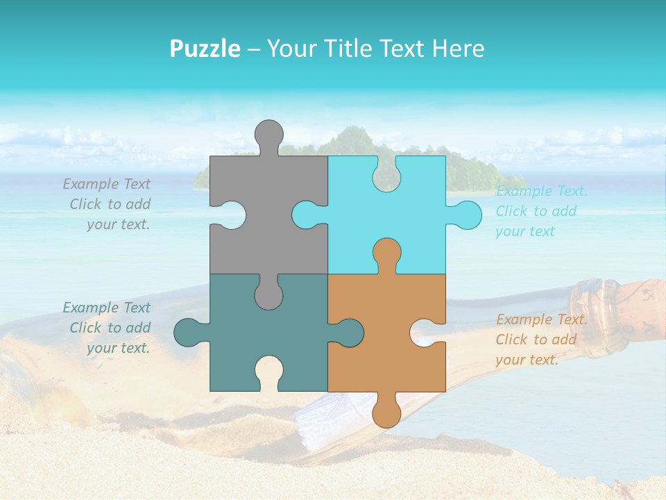 Coast Beach Time PowerPoint Template