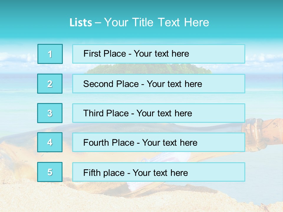 Coast Beach Time PowerPoint Template