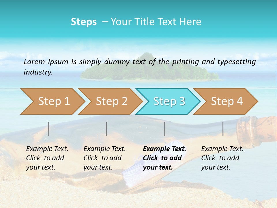 Coast Beach Time PowerPoint Template