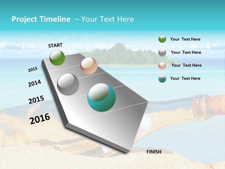 Coast Beach Time PowerPoint Template