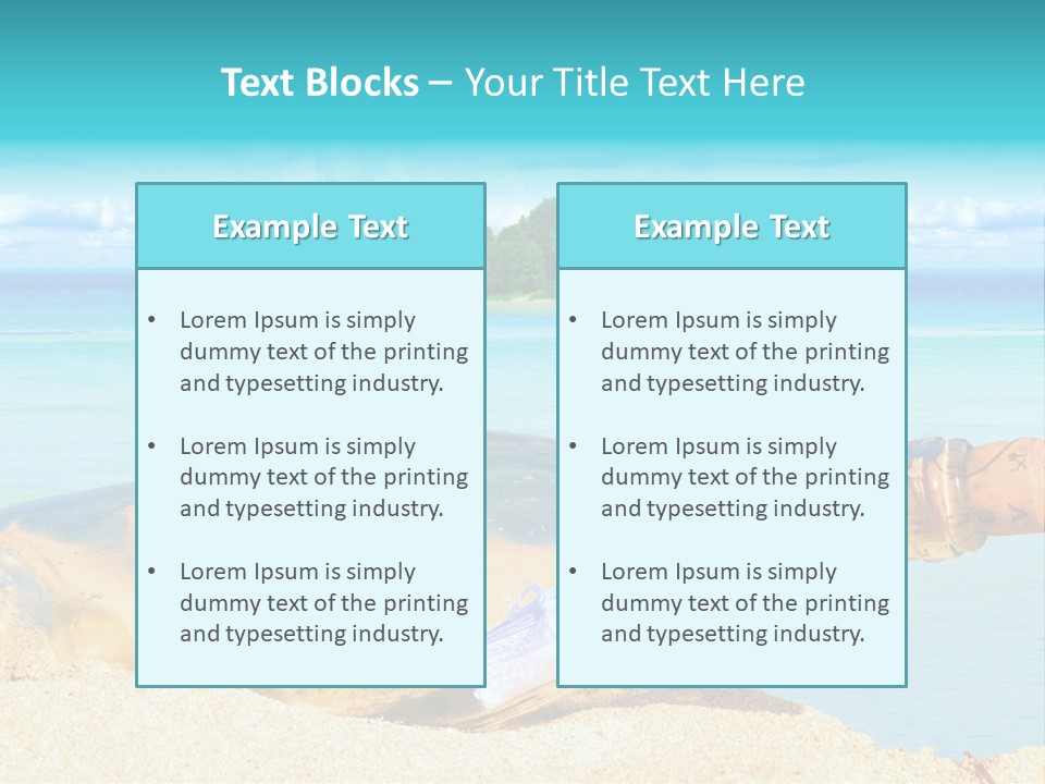 Coast Beach Time PowerPoint Template