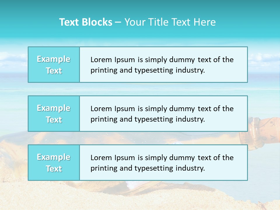 Coast Beach Time PowerPoint Template