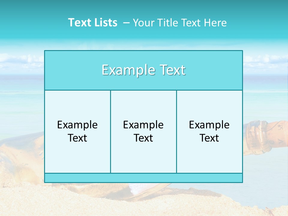Coast Beach Time PowerPoint Template