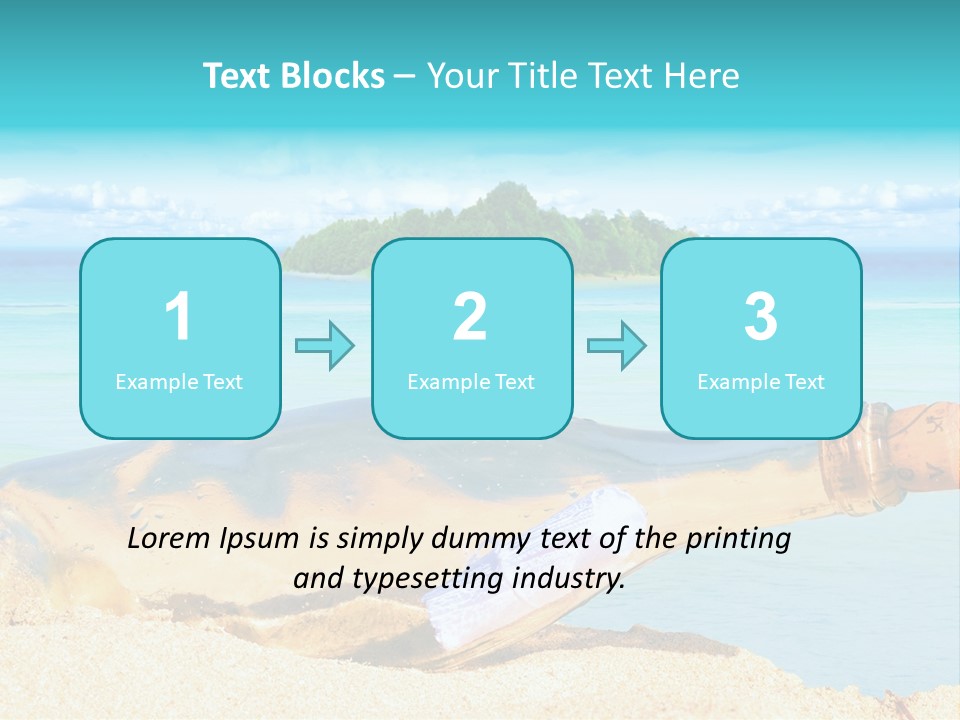 Coast Beach Time PowerPoint Template