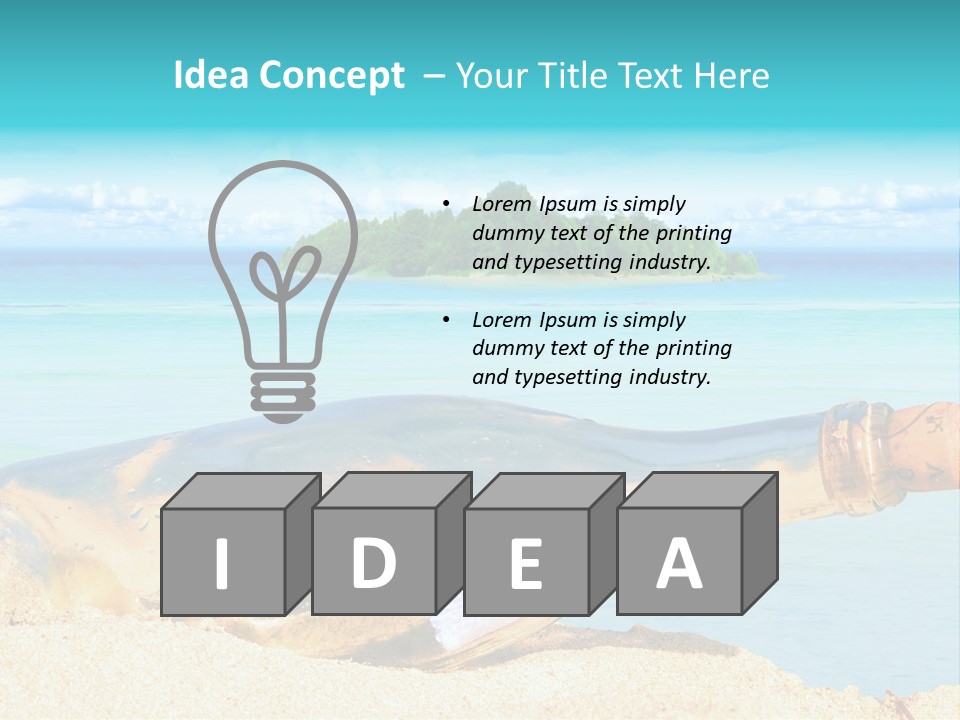 Coast Beach Time PowerPoint Template