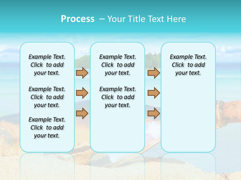 Coast Beach Time PowerPoint Template