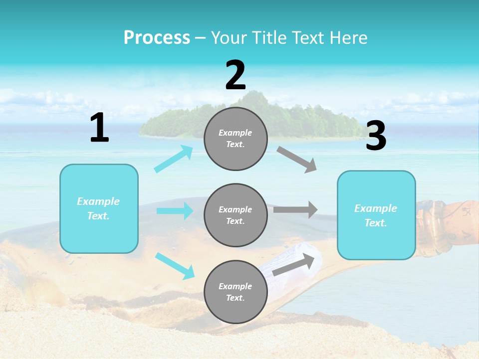 Coast Beach Time PowerPoint Template