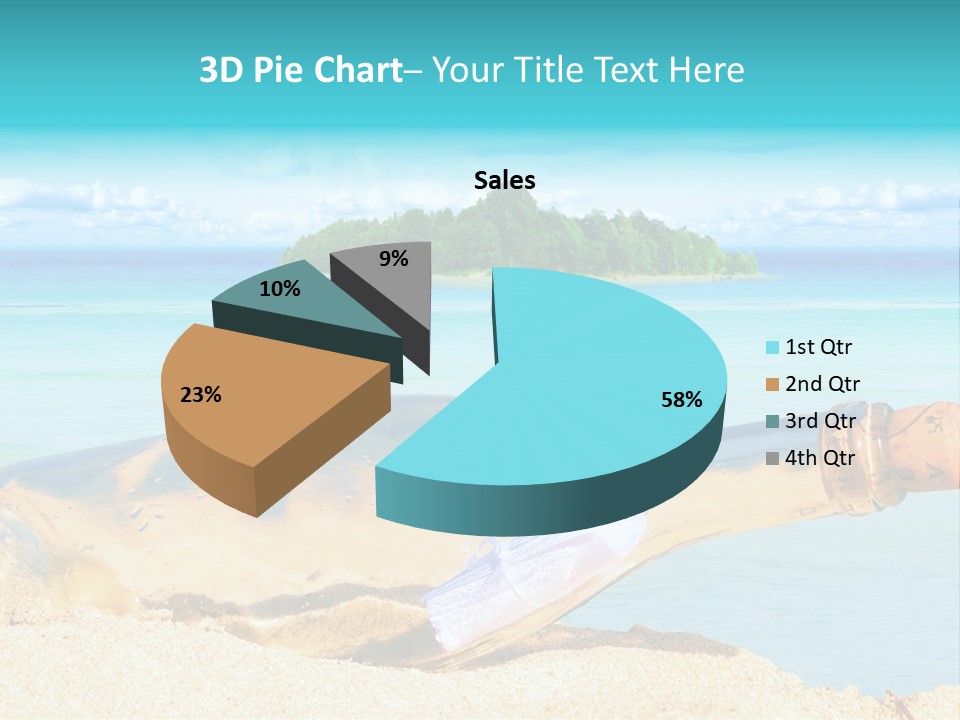 Coast Beach Time PowerPoint Template