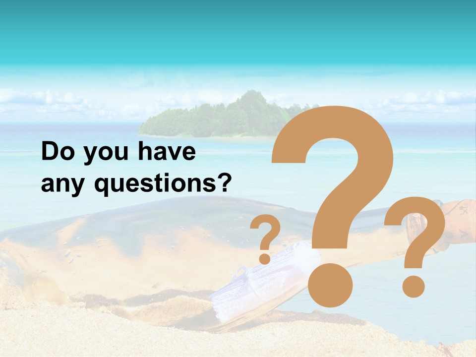 Coast Beach Time PowerPoint Template