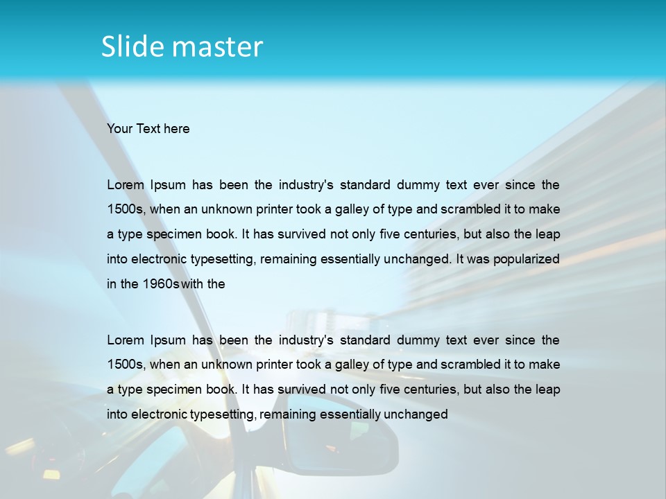 Urban Building Transportation PowerPoint Template