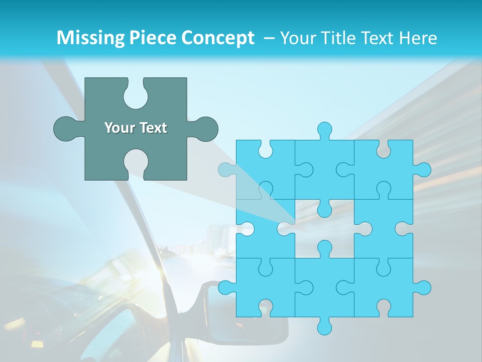 Urban Building Transportation PowerPoint Template