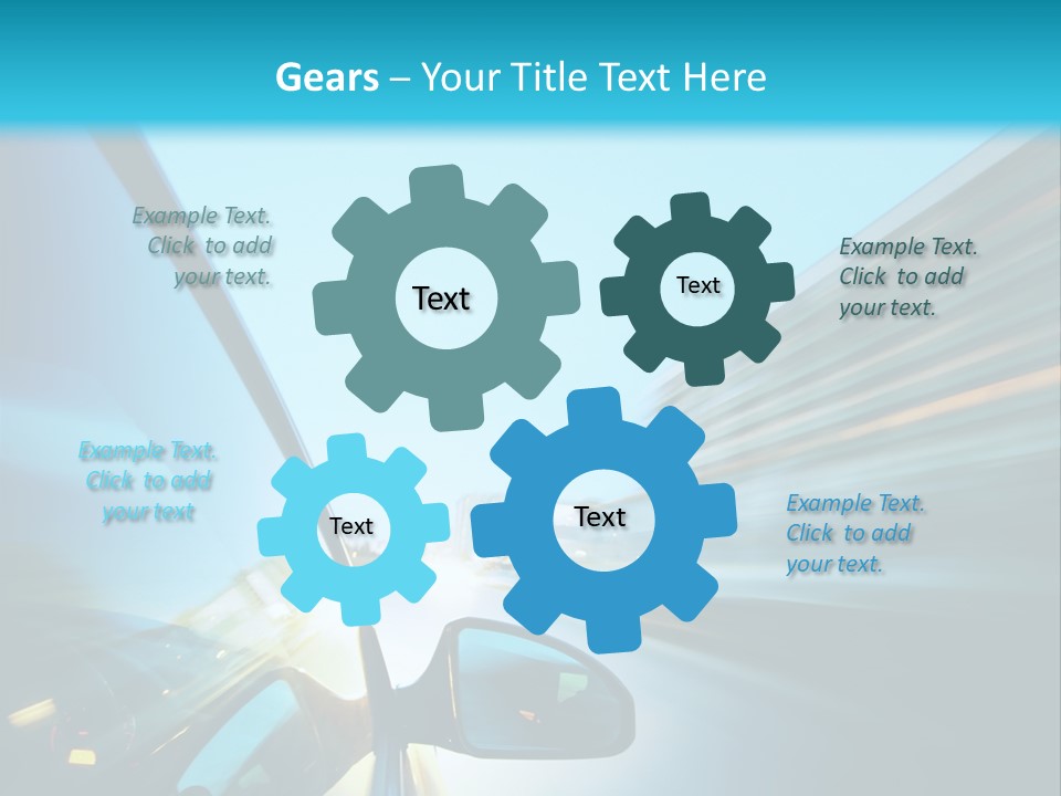 Urban Building Transportation PowerPoint Template
