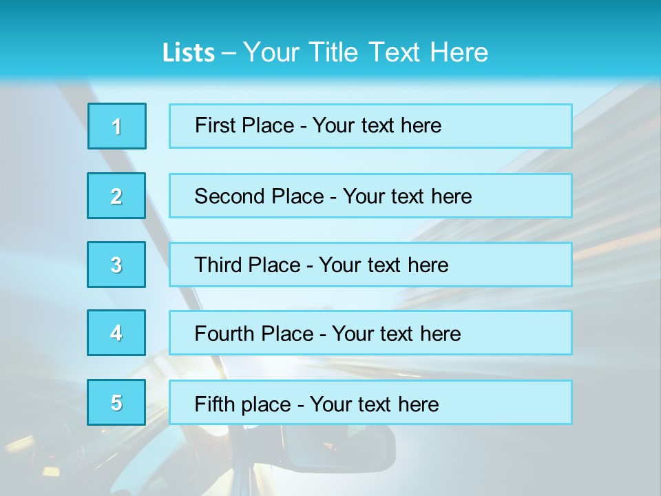 Urban Building Transportation PowerPoint Template