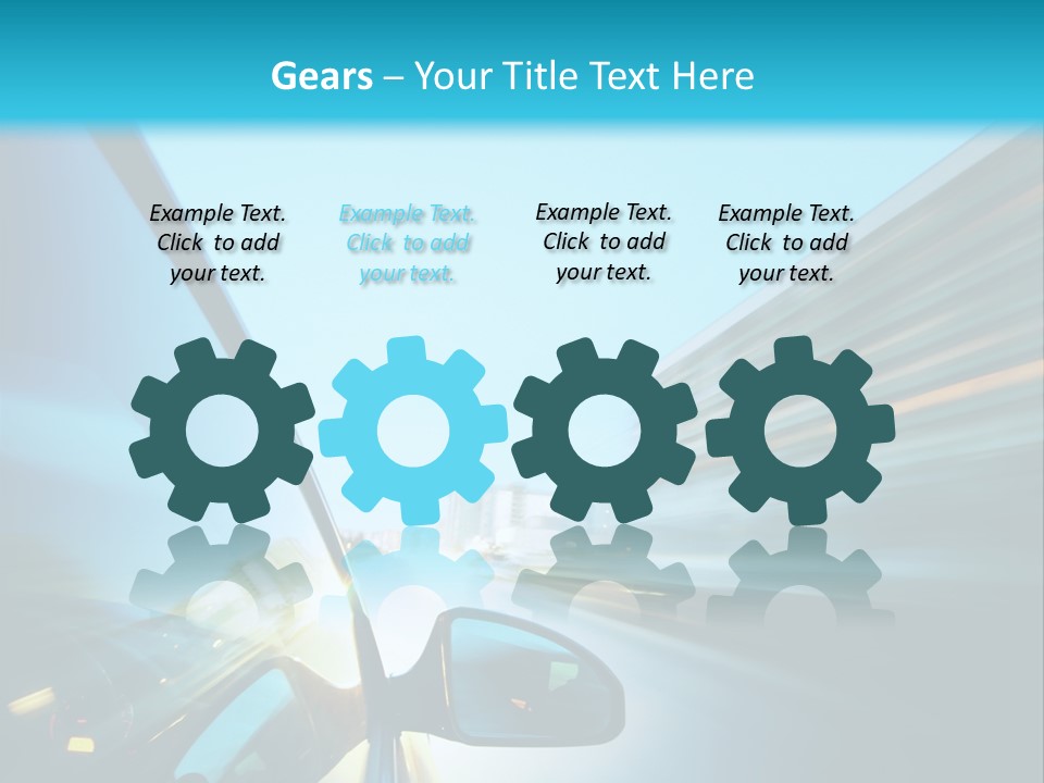 Urban Building Transportation PowerPoint Template