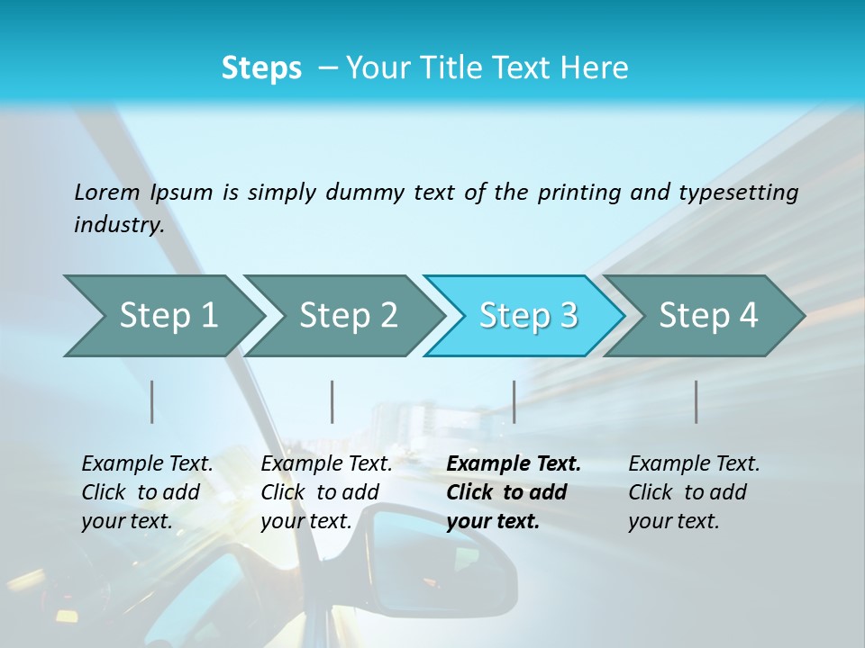Urban Building Transportation PowerPoint Template