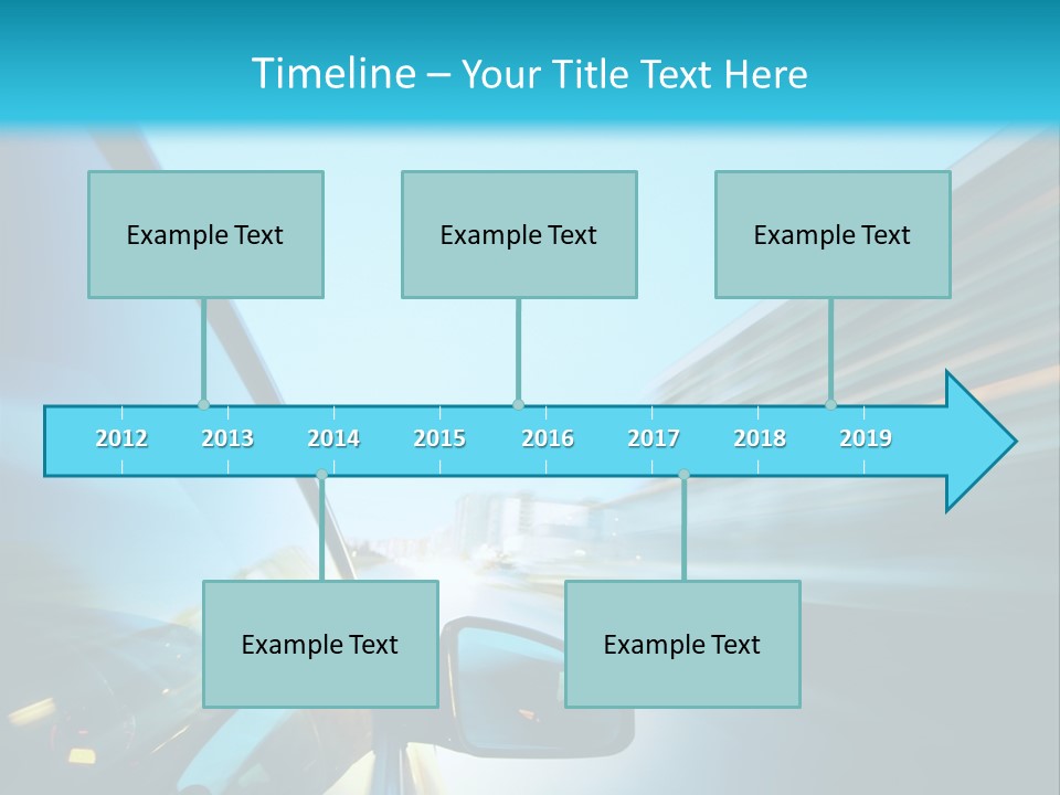 Urban Building Transportation PowerPoint Template