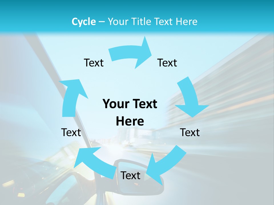 Urban Building Transportation PowerPoint Template