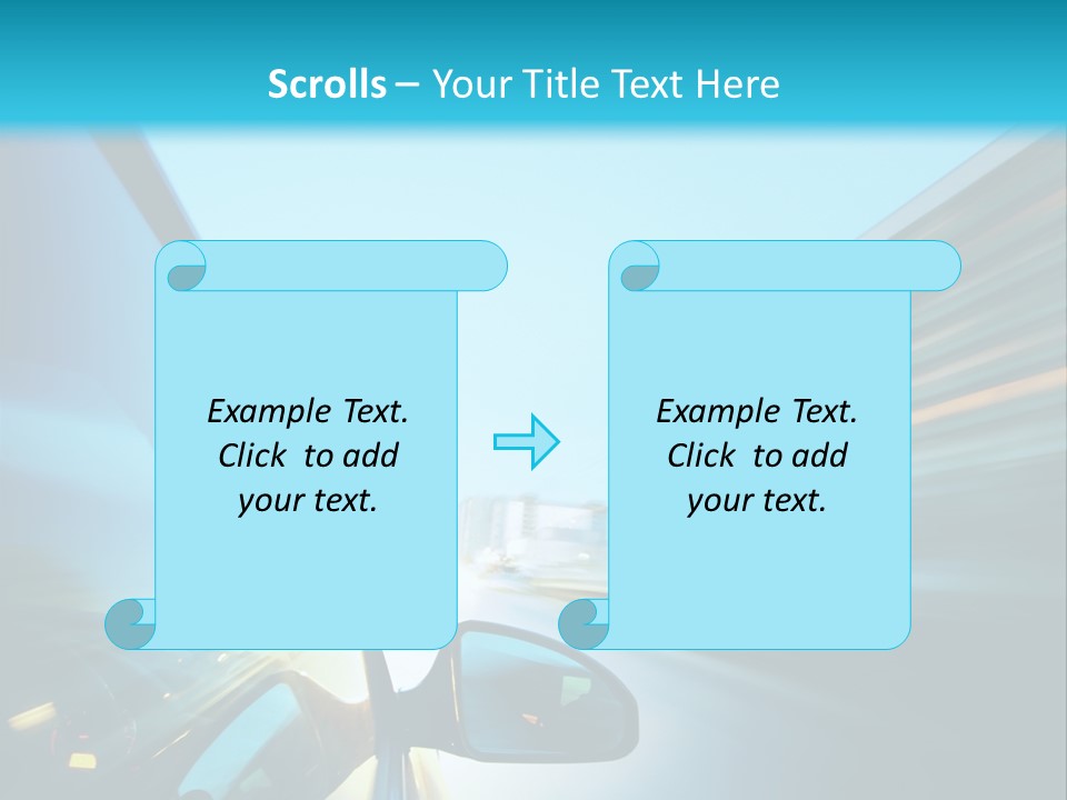 Urban Building Transportation PowerPoint Template