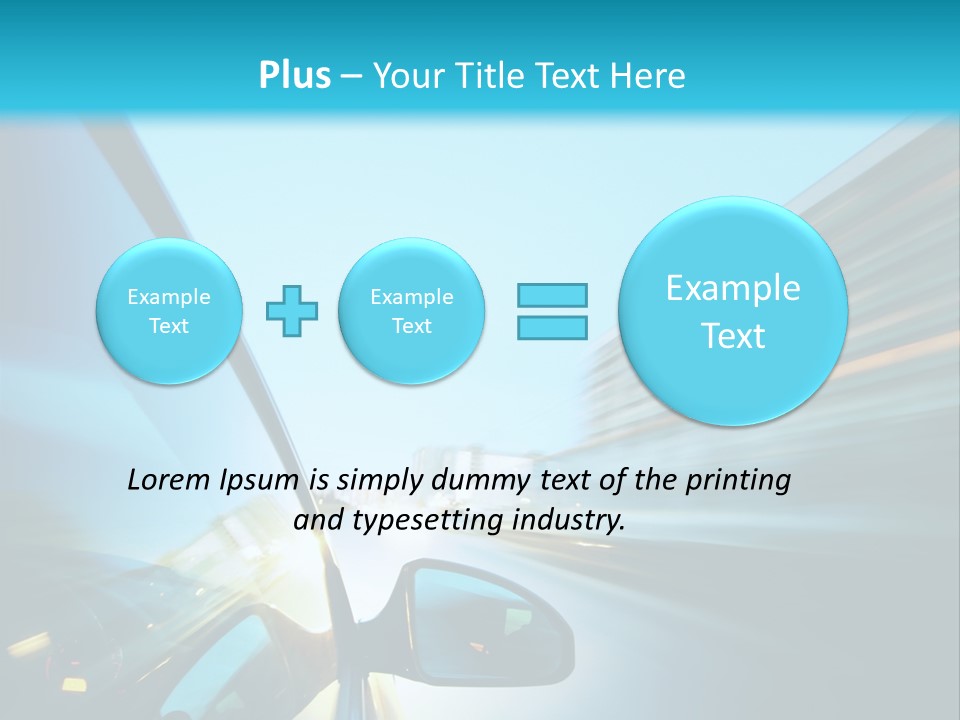 Urban Building Transportation PowerPoint Template
