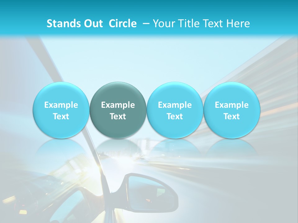 Urban Building Transportation PowerPoint Template