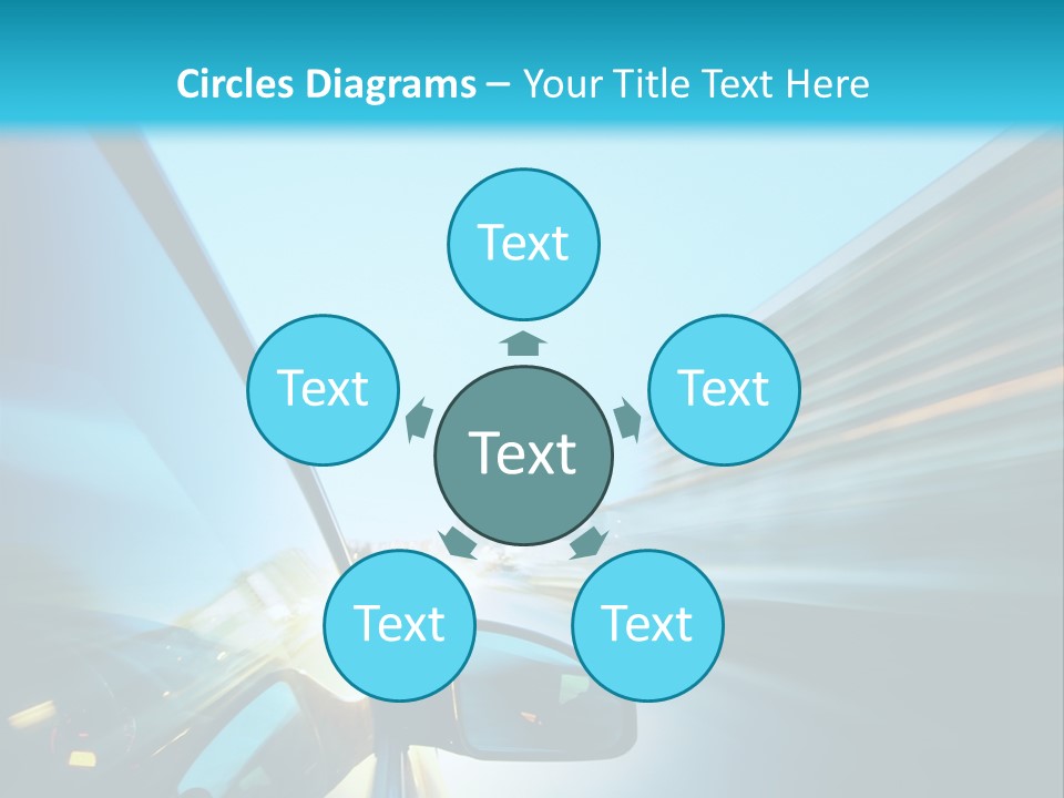 Urban Building Transportation PowerPoint Template