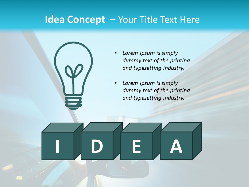 Urban Building Transportation PowerPoint Template