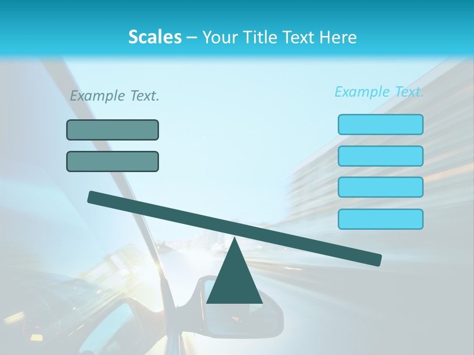 Urban Building Transportation PowerPoint Template