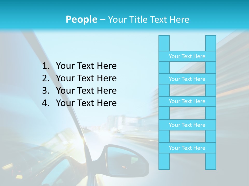 Urban Building Transportation PowerPoint Template