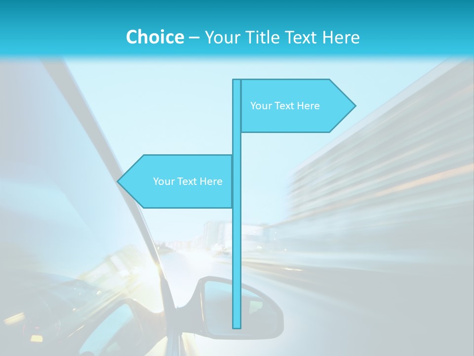 Urban Building Transportation PowerPoint Template