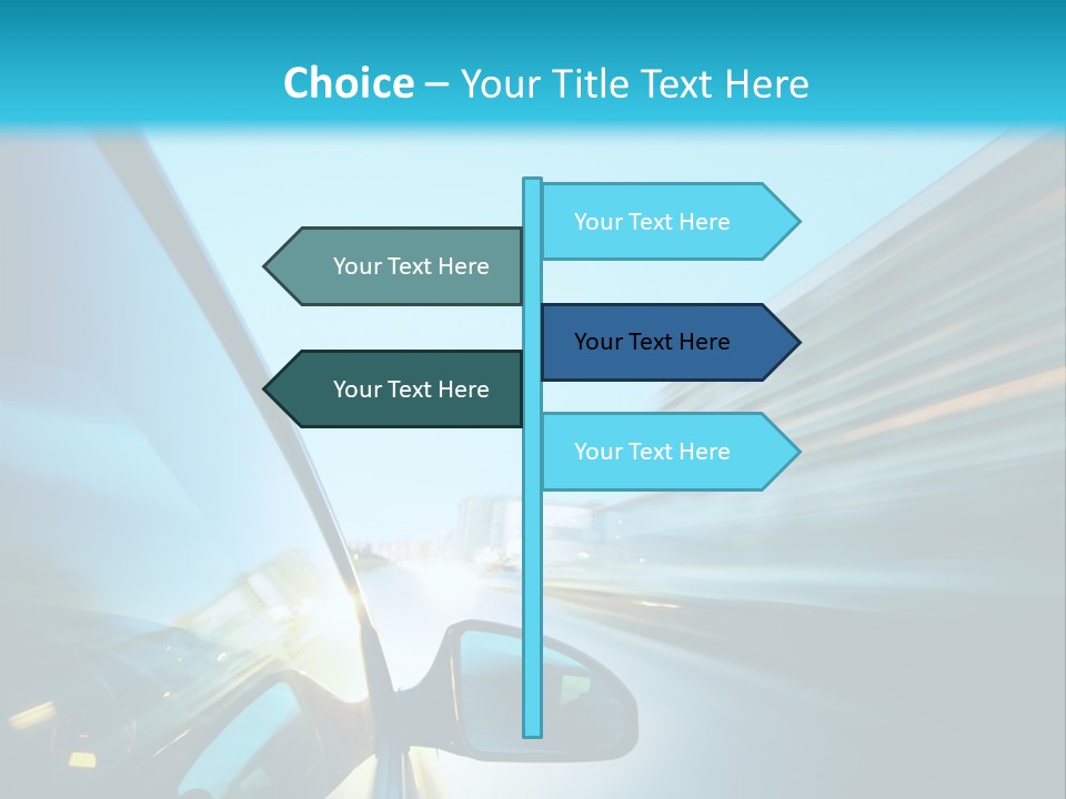 Urban Building Transportation PowerPoint Template