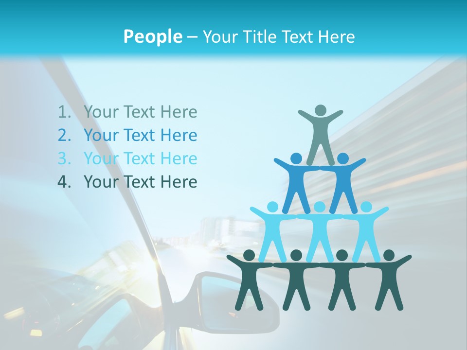 Urban Building Transportation PowerPoint Template