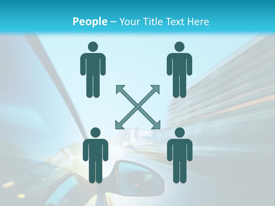 Urban Building Transportation PowerPoint Template