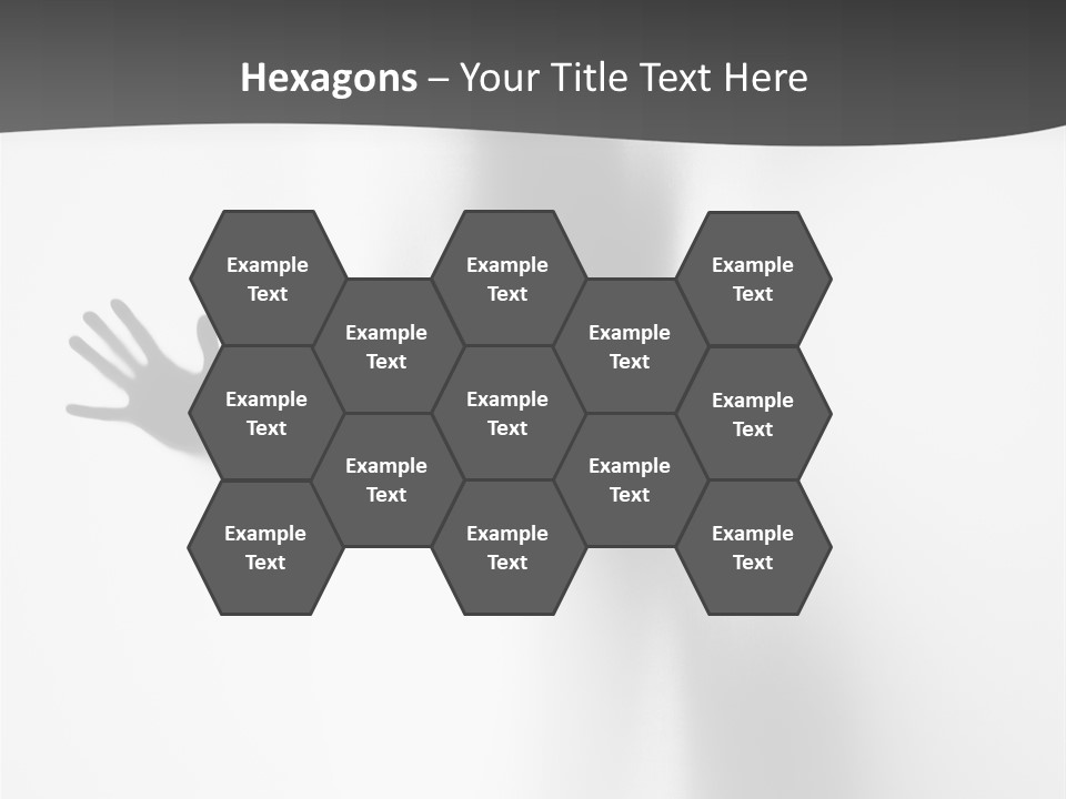 Girl Palm Body PowerPoint Template