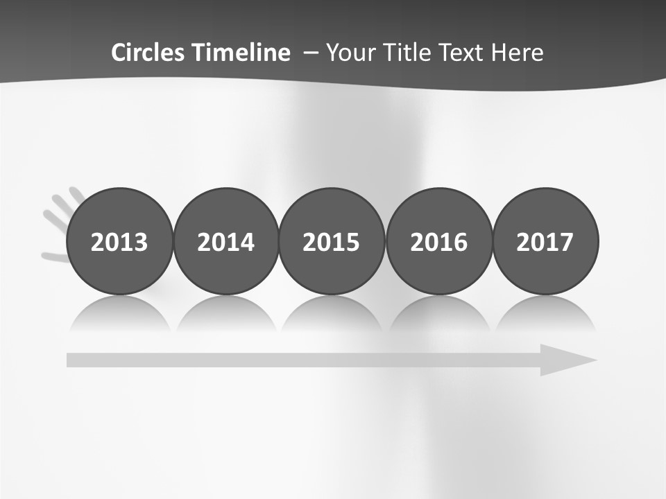 Girl Palm Body PowerPoint Template