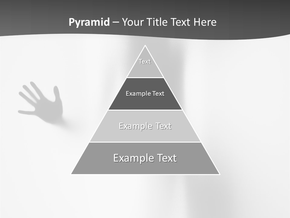 Girl Palm Body PowerPoint Template