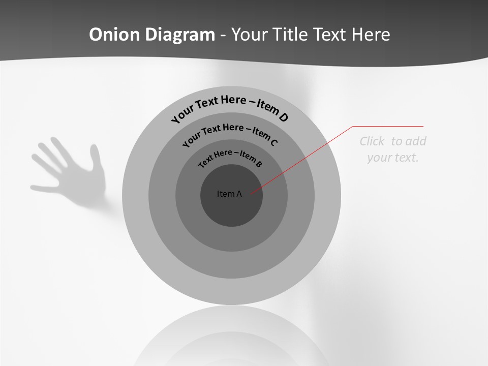 Girl Palm Body PowerPoint Template