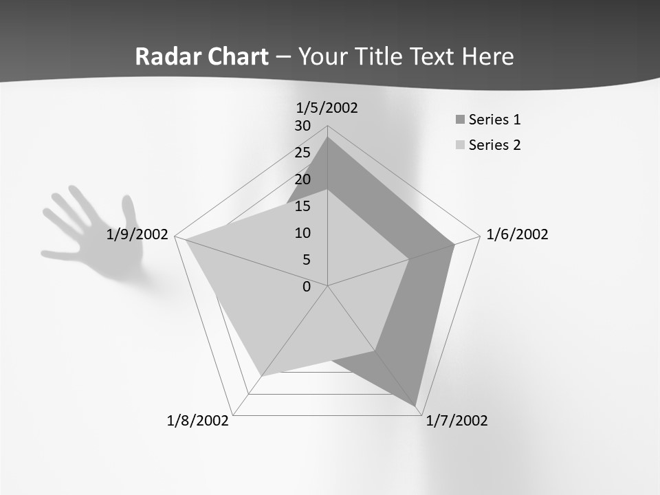 Girl Palm Body PowerPoint Template