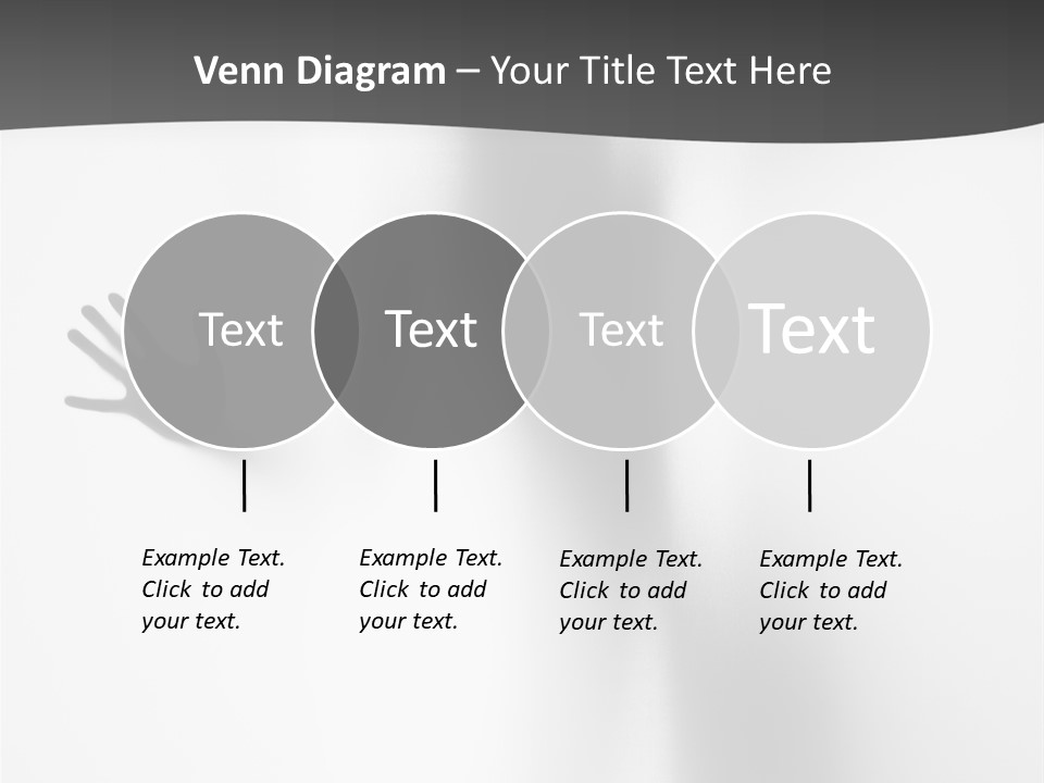 Girl Palm Body PowerPoint Template