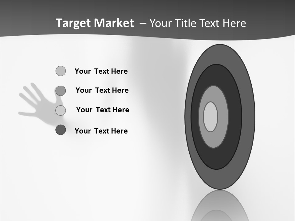 Girl Palm Body PowerPoint Template