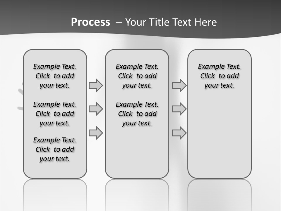 Girl Palm Body PowerPoint Template