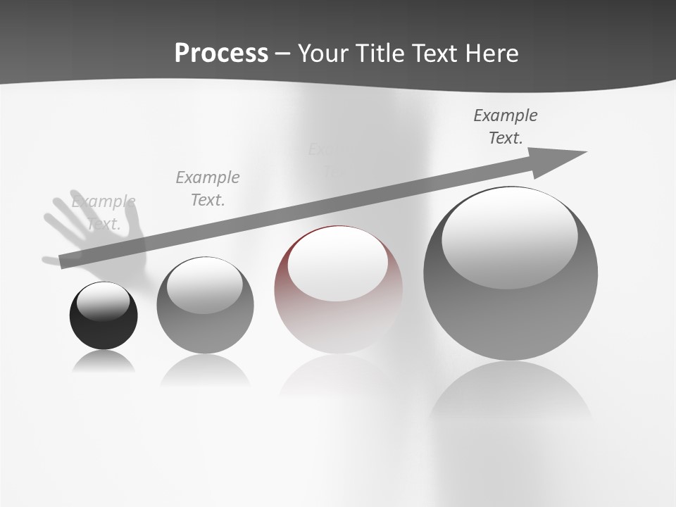 Girl Palm Body PowerPoint Template