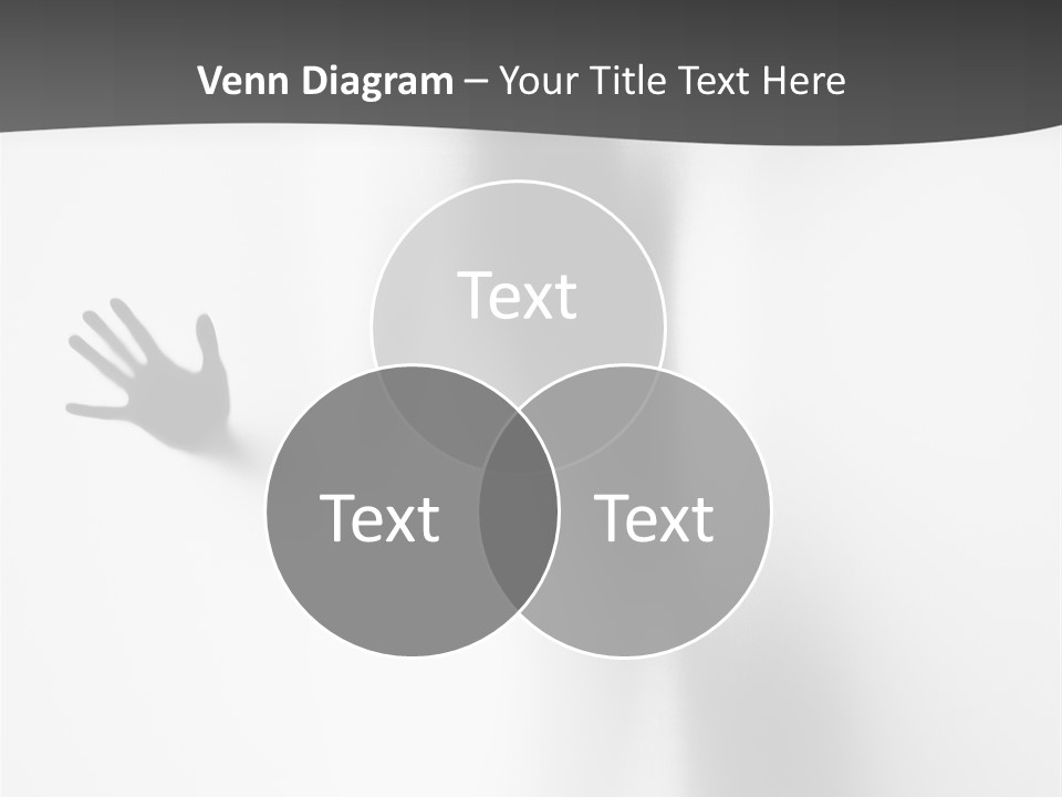 Girl Palm Body PowerPoint Template