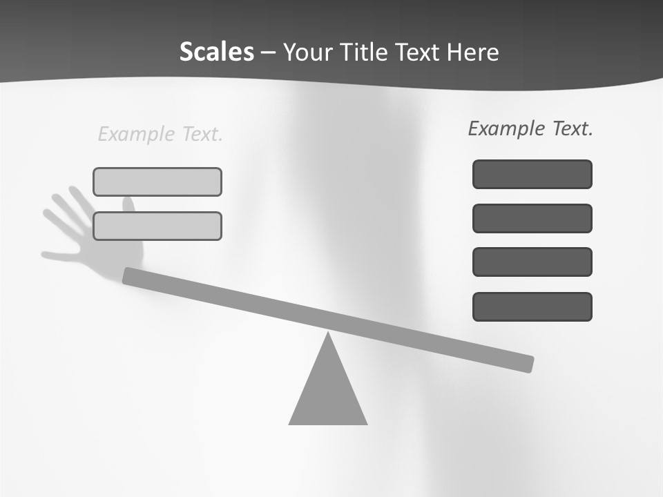 Girl Palm Body PowerPoint Template