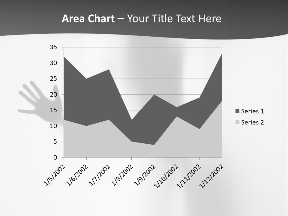 Girl Palm Body PowerPoint Template