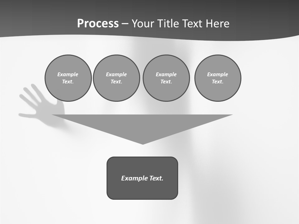 Girl Palm Body PowerPoint Template