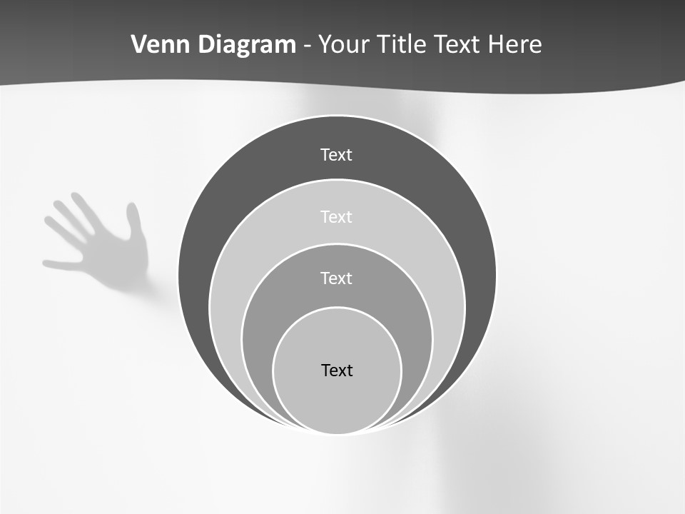 Girl Palm Body PowerPoint Template