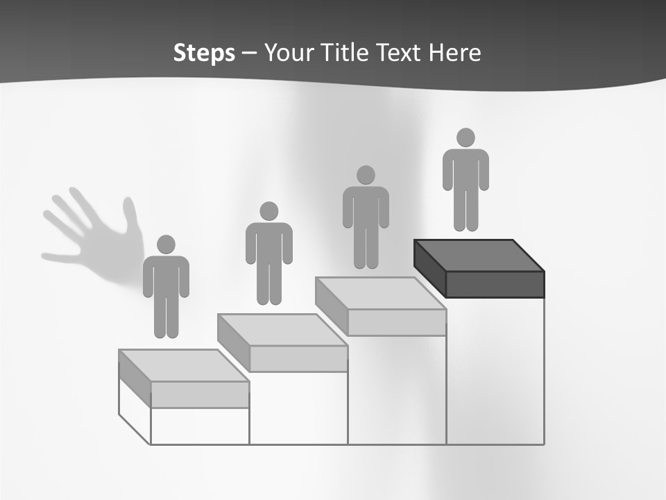 Girl Palm Body PowerPoint Template